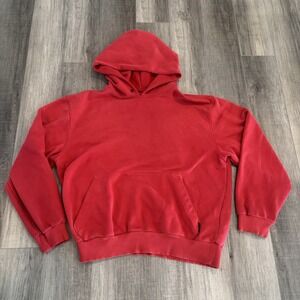 Filson Prospector Hoodie Mens Medium Red Pullover Sweatshirt